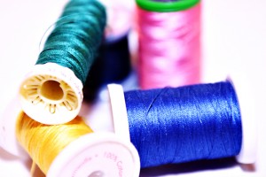 Picture of Spools of Thread